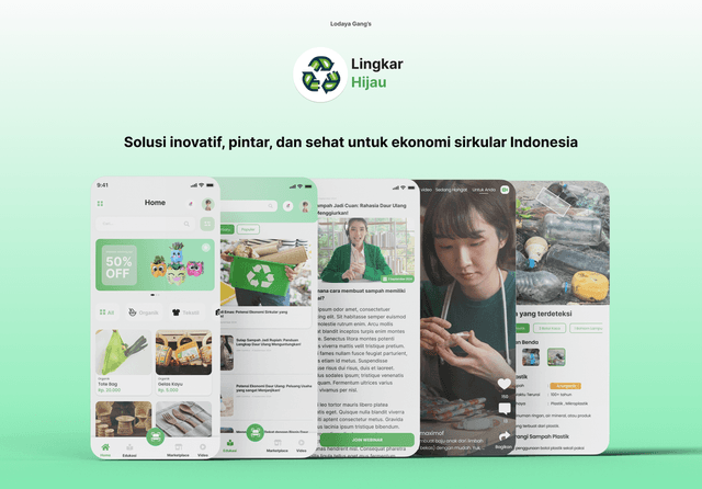 Lingkar Hijau Marketplace Barang Daur Ulang