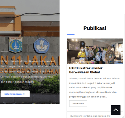 Website Profil SLBN 11 Jakarta Selatan