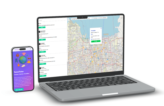 Temutukar - Website Geospasial Tukar Pakaian & Donasi