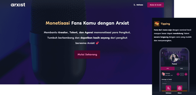Website Arxist.id